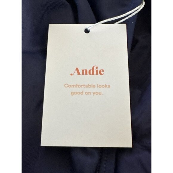 Andie Nantucket XXXL Tall US 20 Navy 1 Piece Swimsuit NWT One Shoulder 9553 - Picture 8 of 15